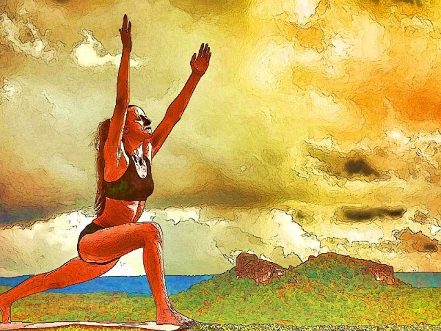 Yoga Sketch – Sun Salutation