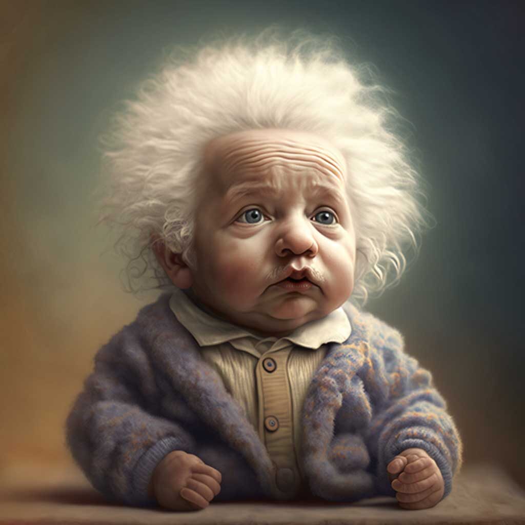 Albert Einstein baby