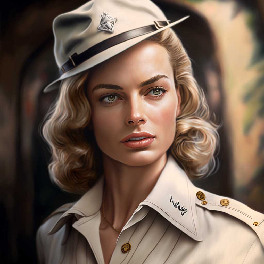 Casablanca starring Margot Robbie